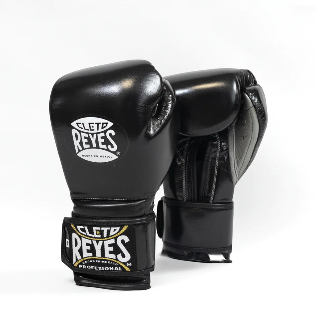 Cleto Reyes Velcro Sparring Gloves - Black