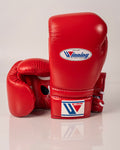 Winning - MS Lace Up Training Gloves - Red - 12oz