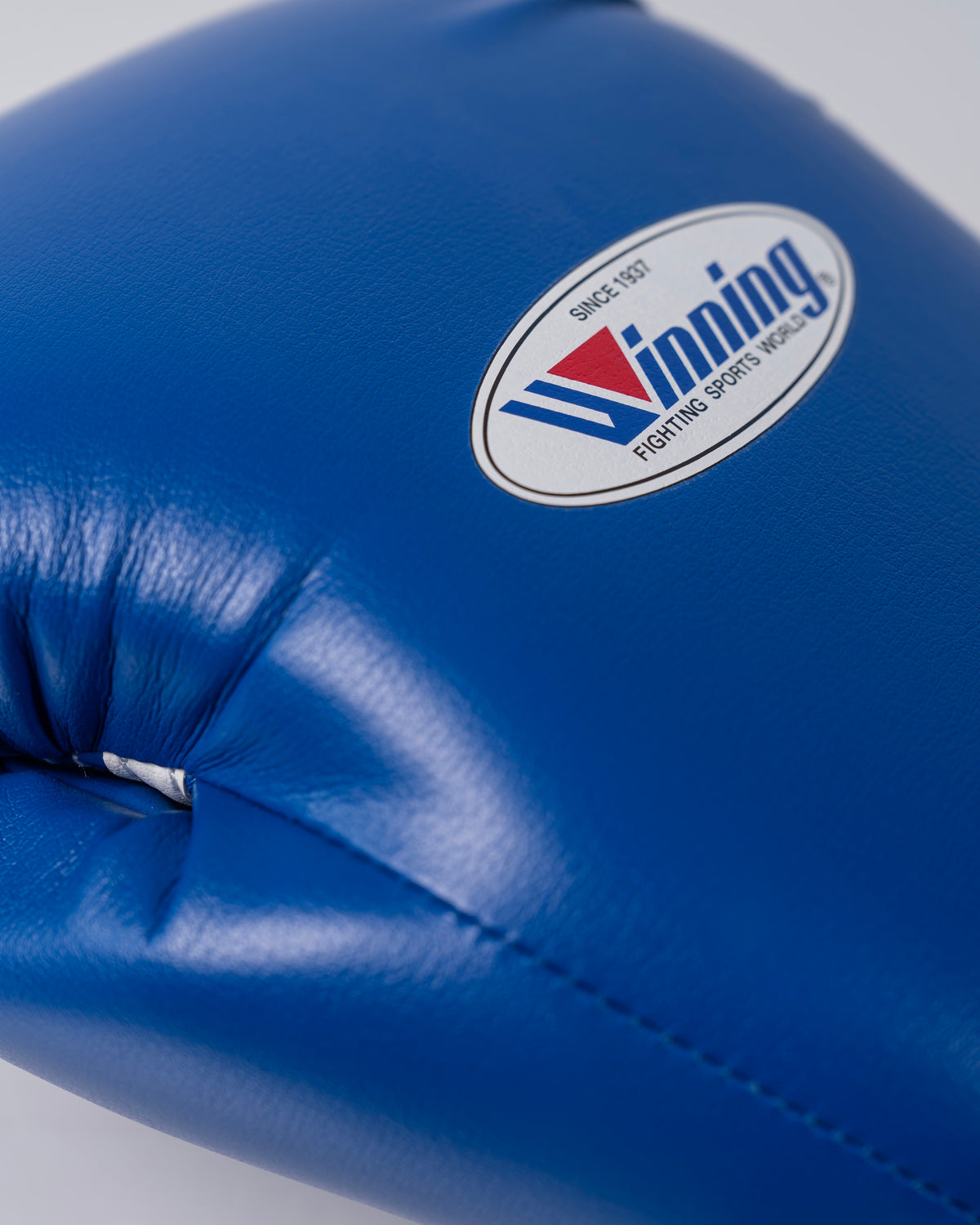 Winning - JABF Velcro Boxing Gloves - Blue - 14oz