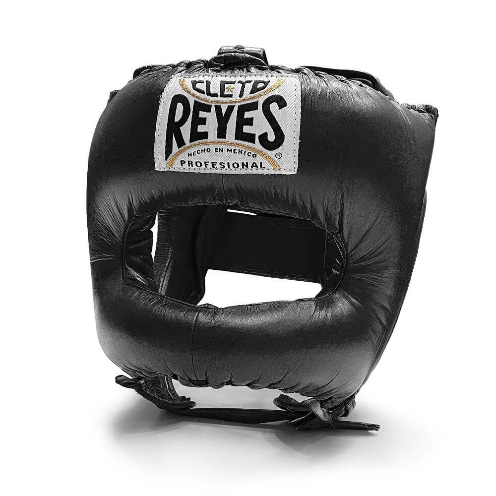 Cleto Reyes Headguard With Nylon Pointed Face Bar - Black