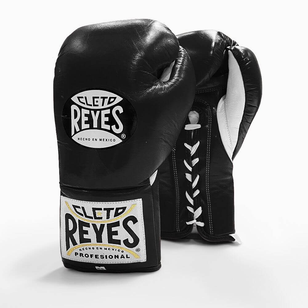 Cleto Reyes Official Professional Fight Gloves - Black - 10oz