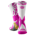 Suzi Wong X-Sole Lightning Limited Edition Boxing Socks - White / Neon Pink