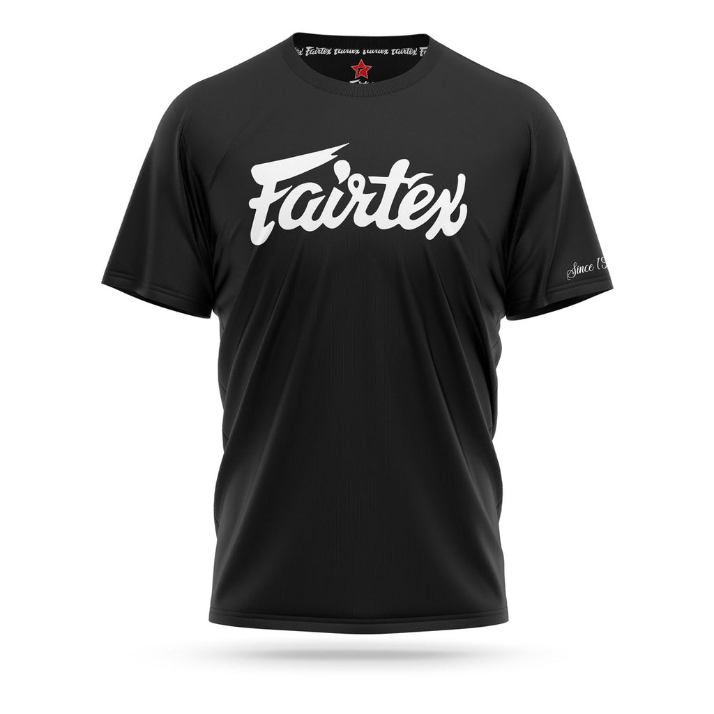 Fairtex - TS7 - Script Logo Cotton T-Shirt - Black
