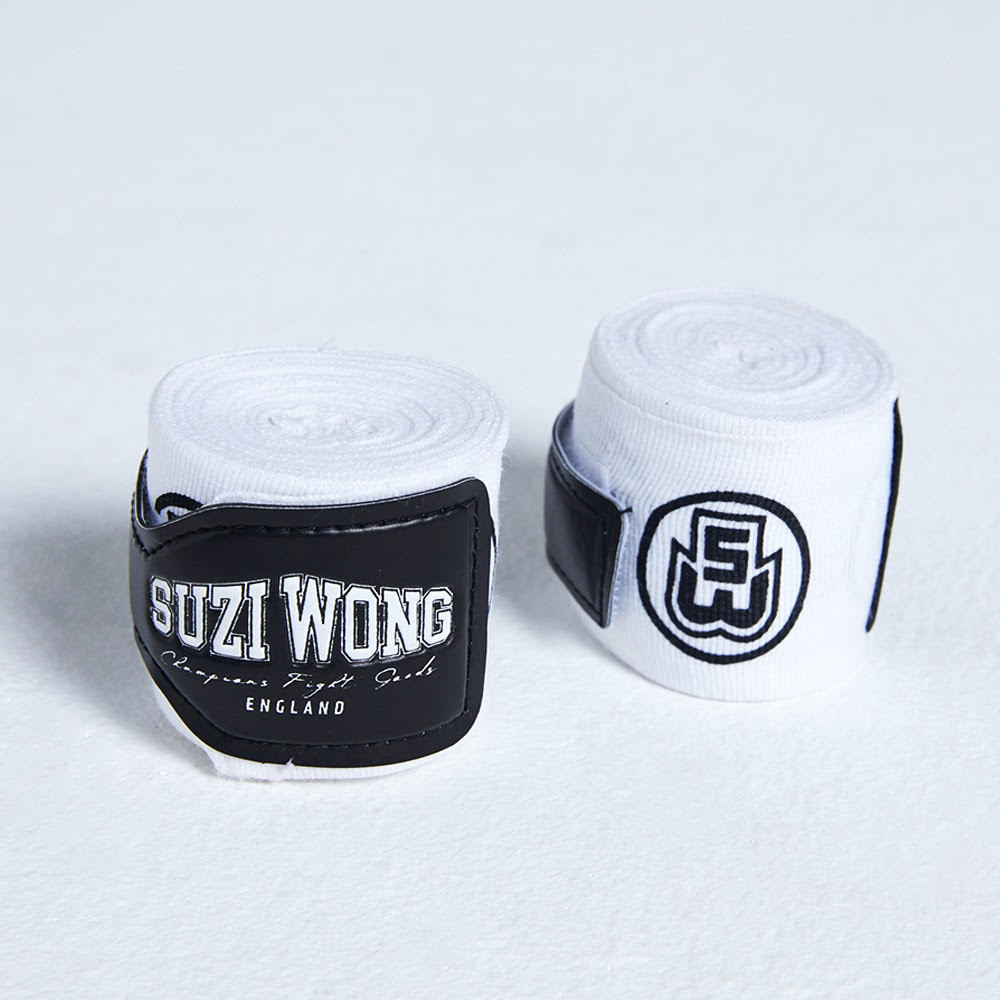 Suzi Wong Boxing Handwraps - 4.5m - White